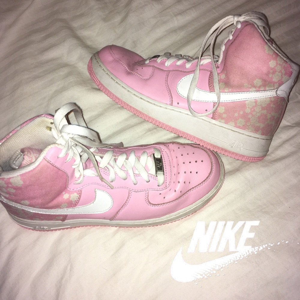 Pink Vintage Nike Air Force 1s